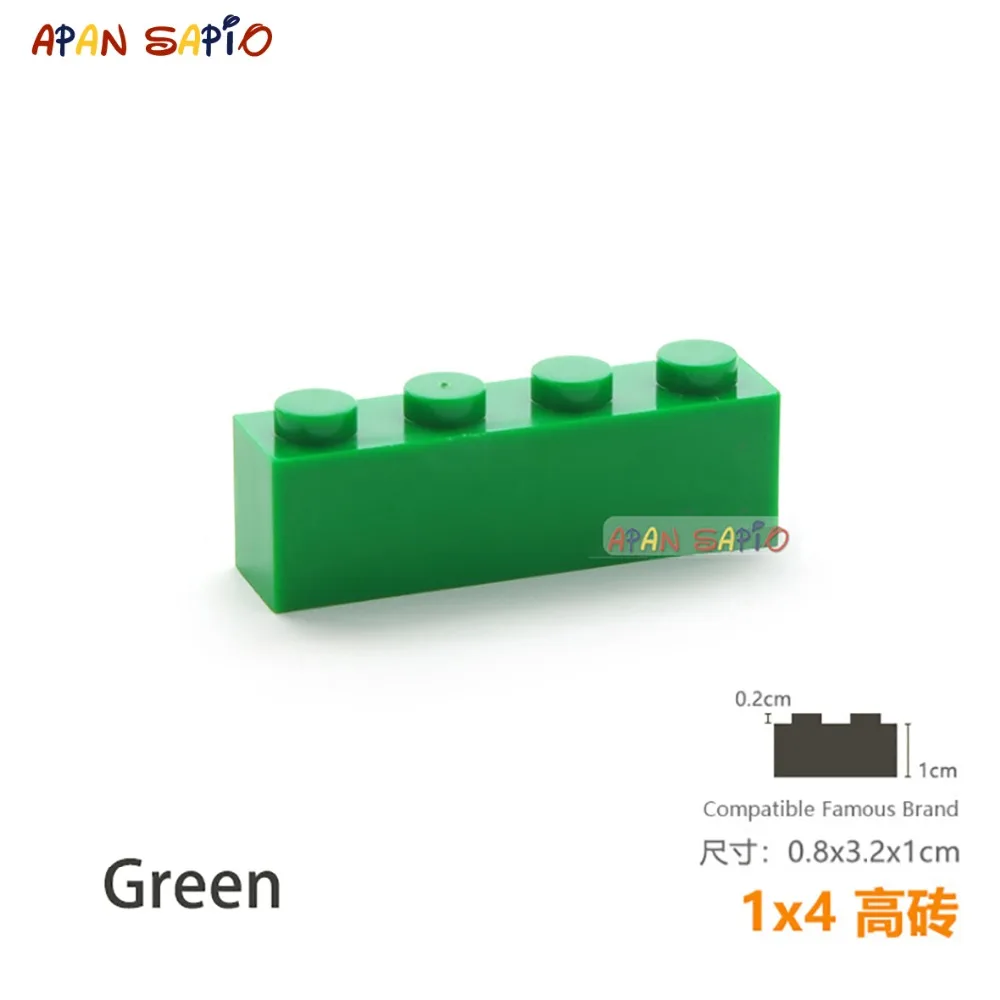 Детский конструктор сделай сам 12 шт./лот толстые строительные блоки 1x4 обучающие