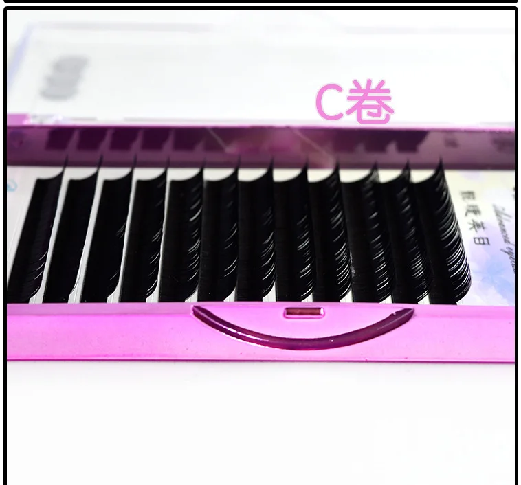 1 шт. плоские ресницы для наращивания Индивидуальные Накладные естественные