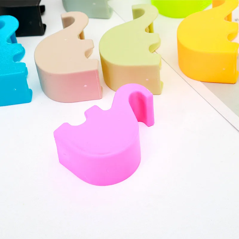 Универсальный настольный мини держатель для телефона с изображением слона