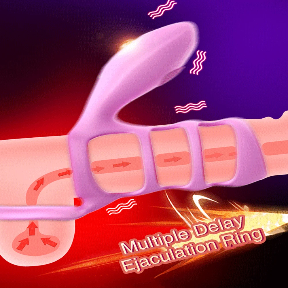 Вибратор для увеличения пениса вибратор клитора интимные игрушки мужчин с