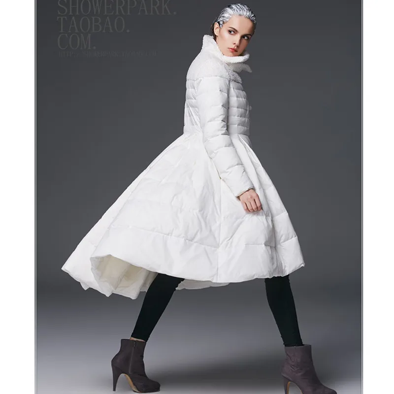 2017 новая мода высокое качество женский зимний длинный пуховик теплый