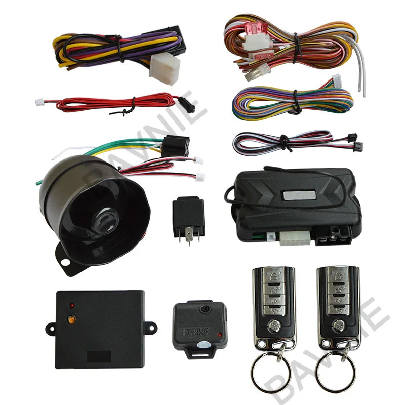 Универсальная автомобильная сигнализация с дистанционным запуском двигателя