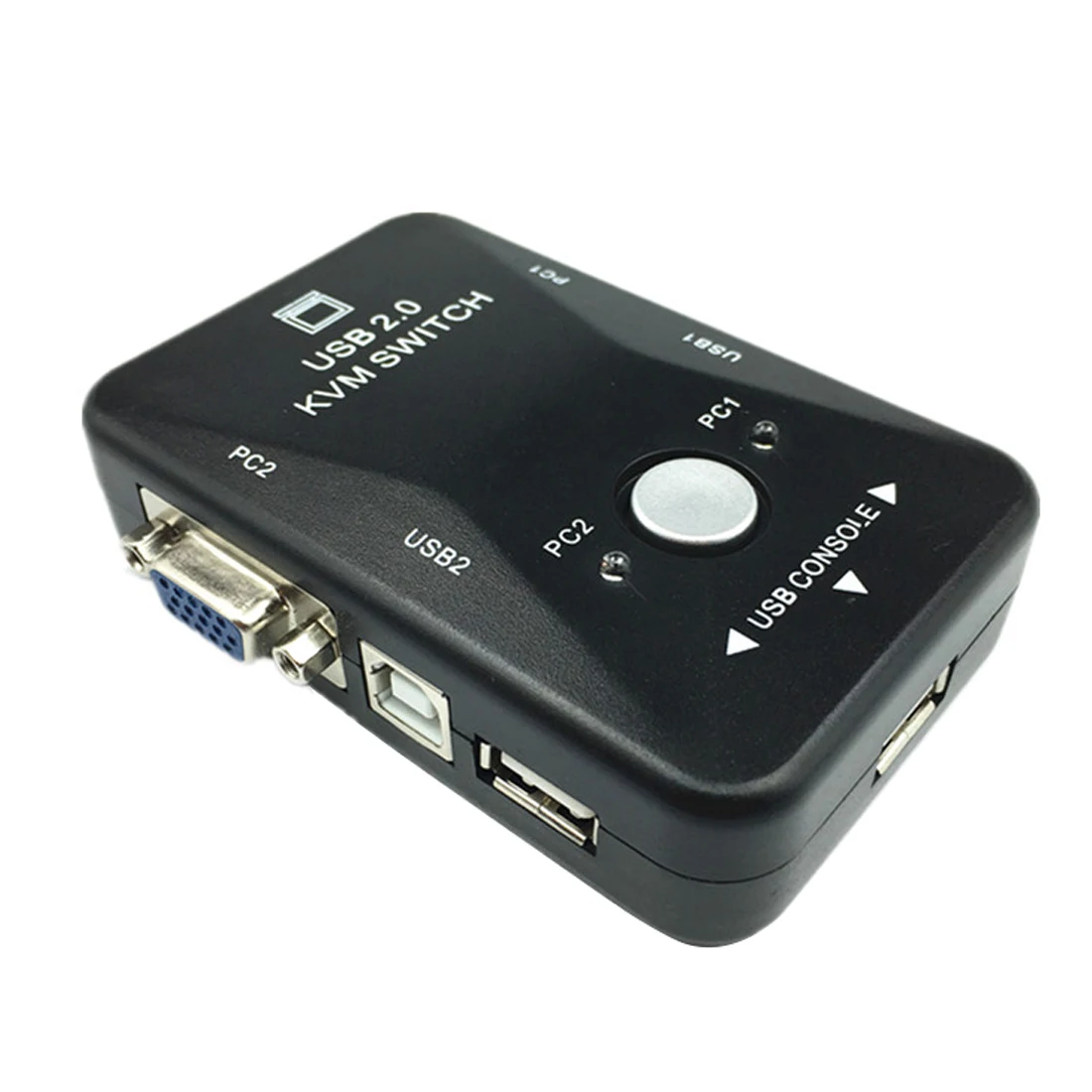 NOYOKERE USB 2.0 KVM Switch Switcher 1920*1080 3 Port VGA Splitter Box for Keyboard Mouse Monitor Adapter - Коммутатор KVM NOYOKERE USB 2.0 с разрешением 1920 * 1080, 3 портами VGA и разделителем для клавиатуры, мыши и монитора.