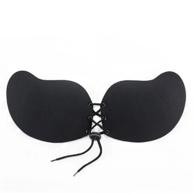 Новинка 2018 Женский силиконовый бюстгальтер Jlong с завязками спереди эффектом