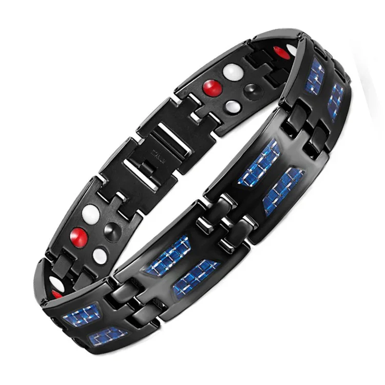 Мужские украшения модный браслет с титановым магнитным элементом мужской из