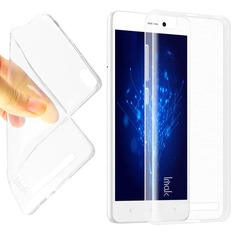 Imak ультратонкий мягкий гель тпу ясно чехол для Xiaomi Hongmi 3 / редми прозрачный тонкий