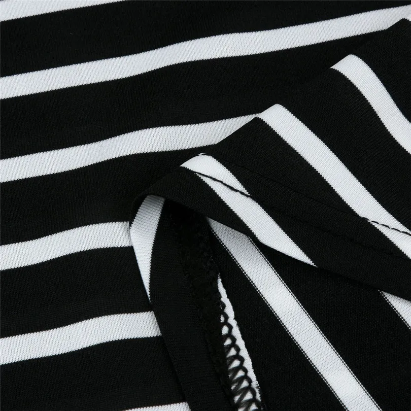 Платья для беременных женщин платье в полоску с круглым вырезом и короткими