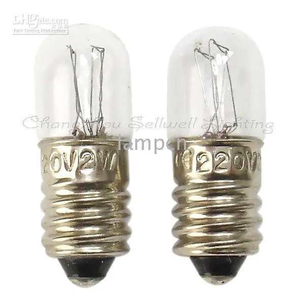 Лампы освещения a159 220 В 2 Вт e10 t10x28 2019 Миниатюрные|bulb light|bulb 220vbulbs 220v |