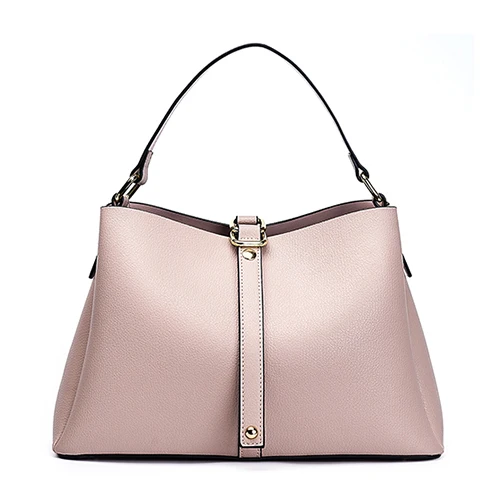 Miyaco новые весенние сумки для женщин из натуральной коровьей кожи женские кошельки и сумки сумка Повседневная Tote бренд - Цвет: Розовый