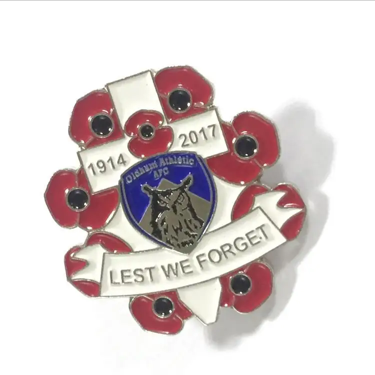 

custom Badge with Crystal cheap china factory customizde make enamel badges hot sales metal lapel pin with buckle