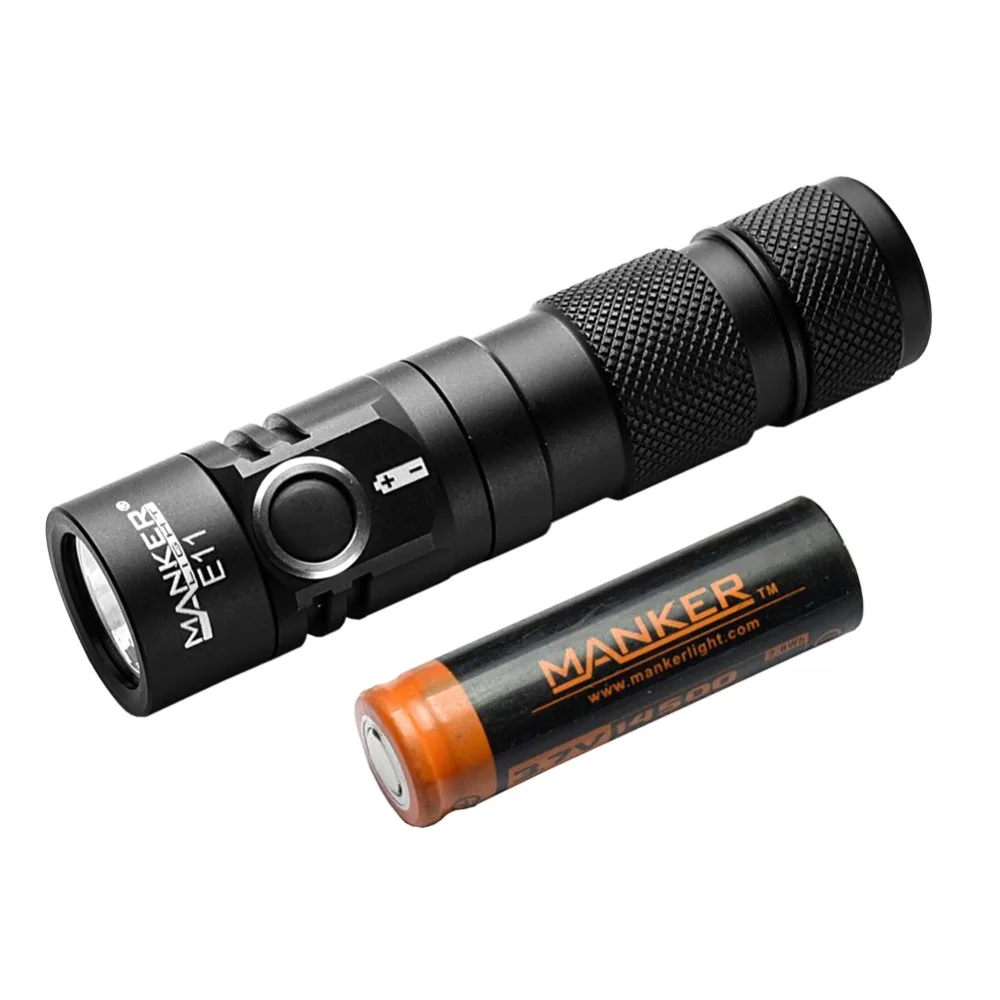Карманный светодиодный фонарик Manker E11 800 лм Cree XP L мини EDC приводной механизм