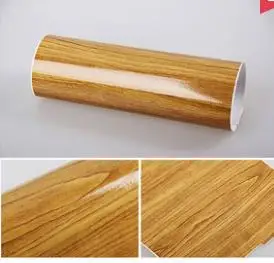 Автомобильная интерьерная наклейка s персиковая деревянная пленка для салона