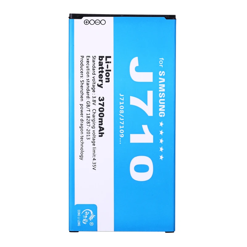 Новинка 2019 внешняя аккумуляторная батарея 100% мАч для Samsung GALAXY J7 3700 Edition J710 EB-BJ710CBC