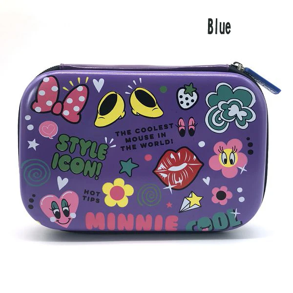 Blue emoji Пенал Estuche Эсколар Kalemlik животного КАЛЕМ Kutusu Estuches Para El колеги коробка школы Kawaii карандаш большой единорог - Цвет: Blue emoji