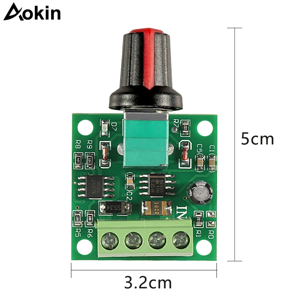 Low Voltage Dc 1.8v 3v 5v 6v 12v 2A Motor Speed Controller PWM 1803BK Adjustable Driver Switch
Low Voltage Dc 1.8v 3v 5v 6v 12v 2A Motor Speed Controller PWM 1803BK Adjustable Driver Switch