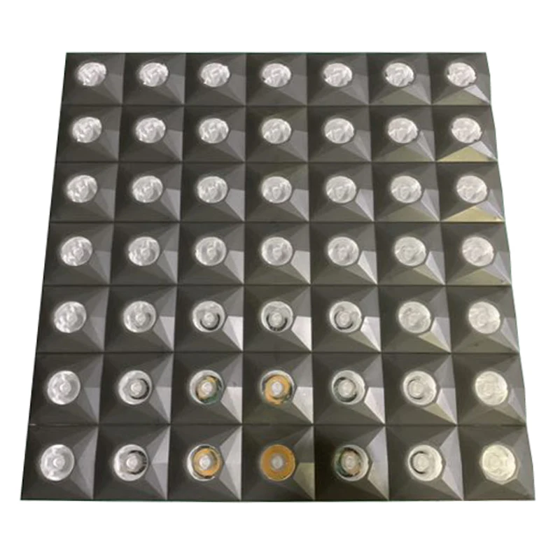 Новейший 49x3 Вт 2 в 1 светодиодный матричный свет rgb led wash dmx512 настенная шайба Диско
