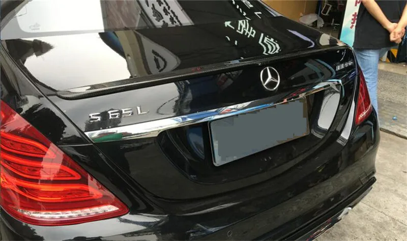 Спойлер из углеродного волокна для Mercedes-Benz S Class W222 2014-2019 высококачественные