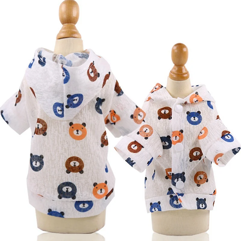 Солнцезащитная Одежда для собак Pomeranians Frenchie одежда бульдога красная собака