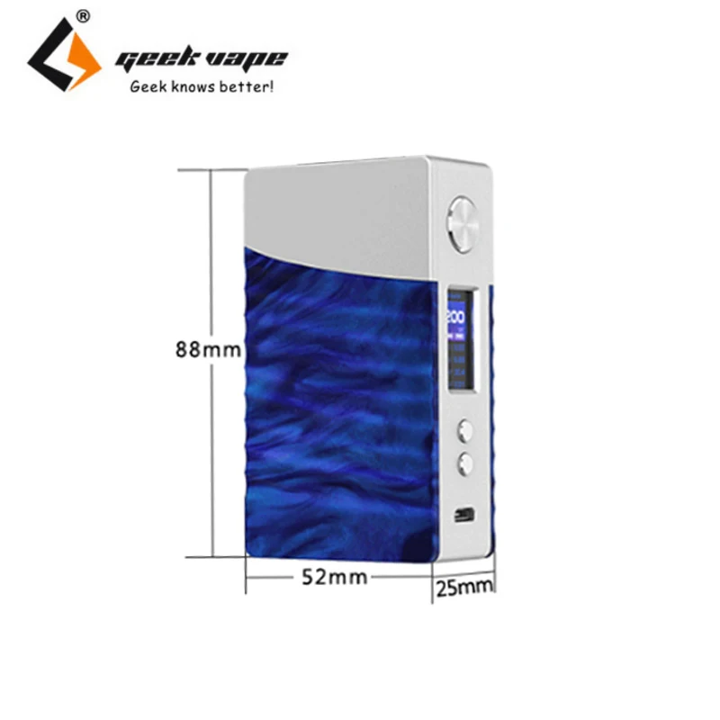 Оригинальный бокс мод Geekvape Nova 200 Вт питание от двух аккумуляторов 18650 электронная