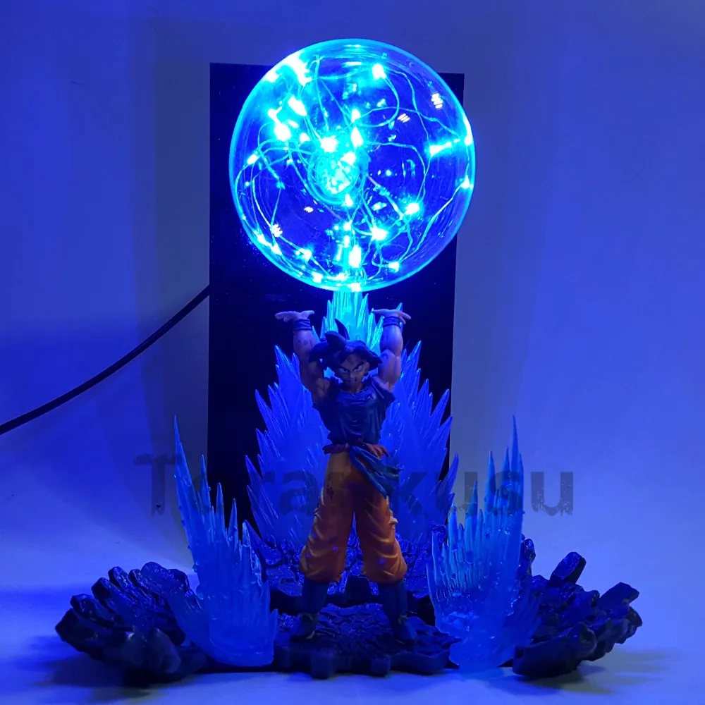 Сон Гоку бомба духов DIY светодиодный Ночные огни Аниме фигурки из игры Dragon Ball DBZ