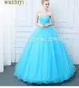 Wuzhiyi vestido debutante Бальные платья для 15 вечерние платья с хрустальными бусинами, разноцветные платья для выпускного бала - Цвет: as picutre
