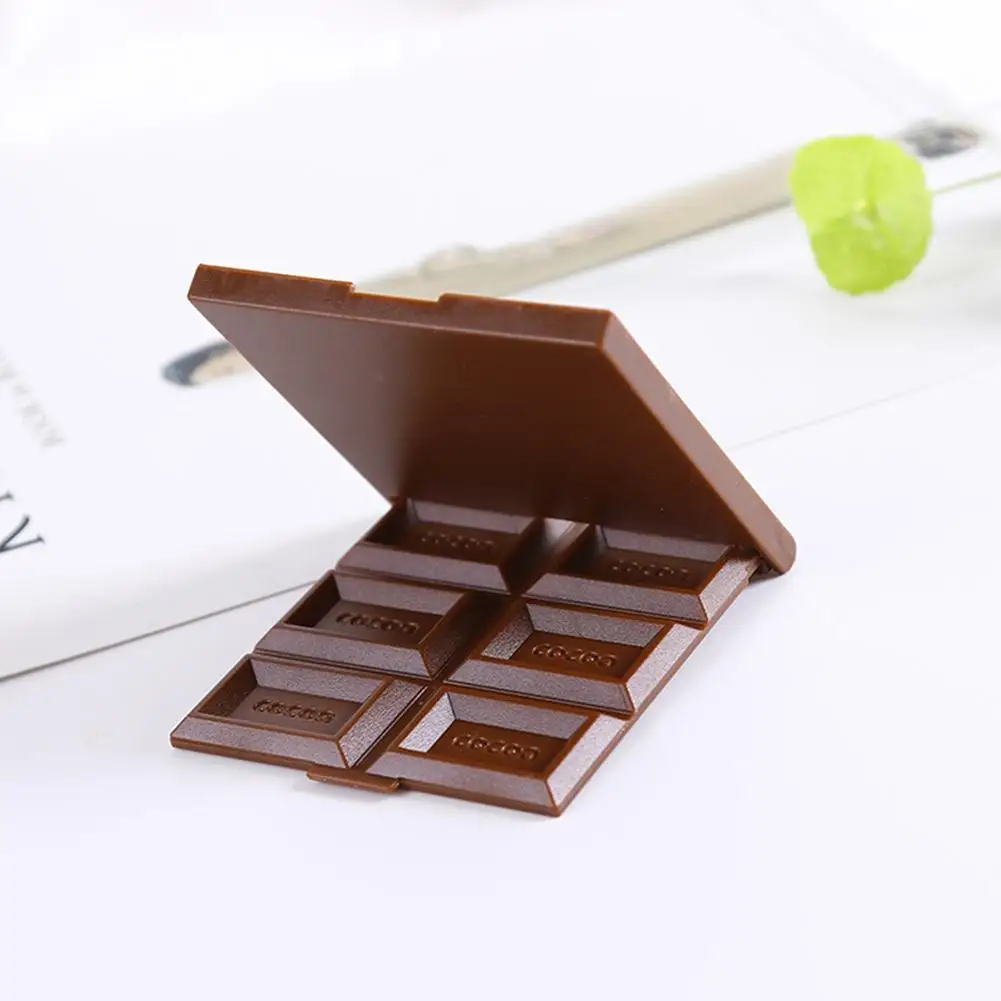 1 шт портативное складное милое мини зеркало для макияжа шоколадное печенье Oreo в