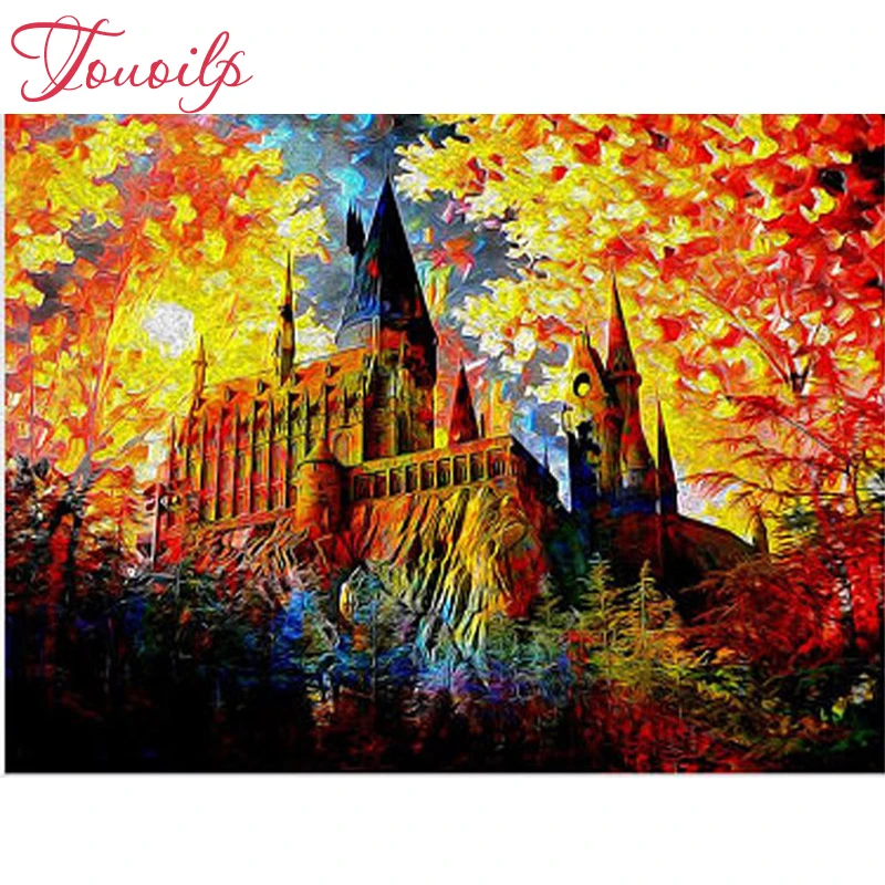 

5D DIY Diamond embroidery Abstract house pictures,diamond painting Cross Stitch full square drill Rhinestone mosaic home decor