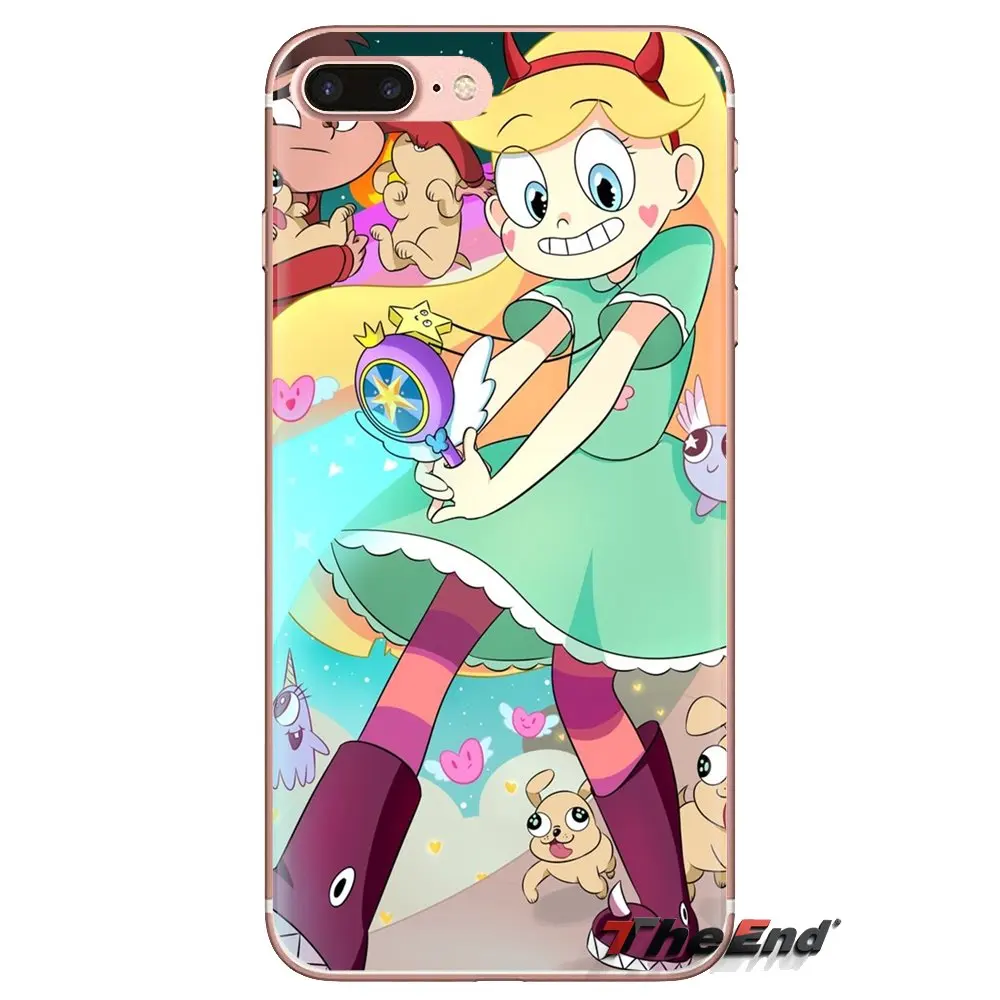 Для iPod Touch Apple iPhone 4 4S 5 5S SE 5C 6 6S 7 8 X XR XS Plus MAX Star VS the Force of Evil мягкие прозрачные чехлы |