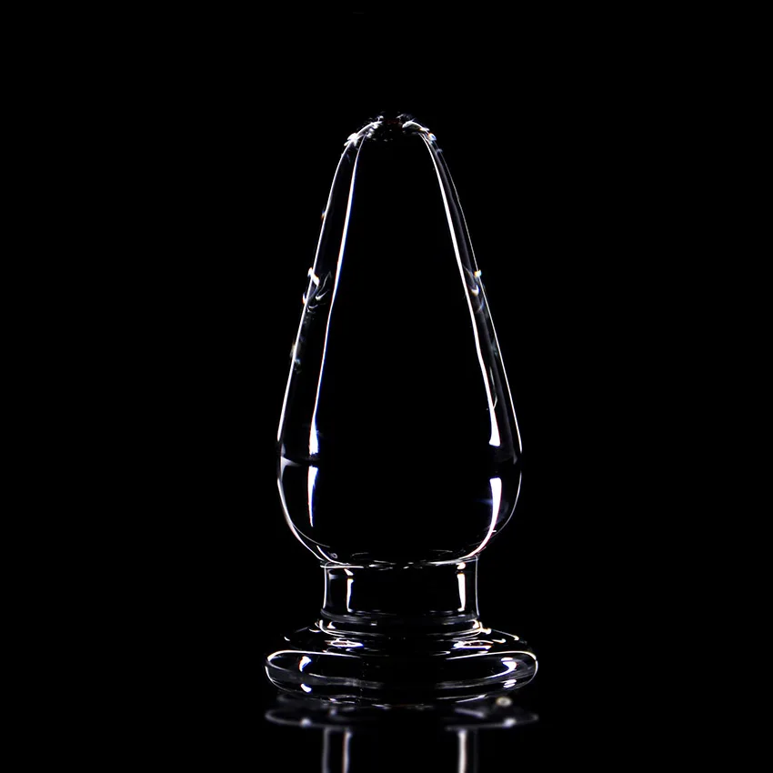 Прозрачный стеклянный анальный фаллоимитатор C Style анальная пробка с бусинами