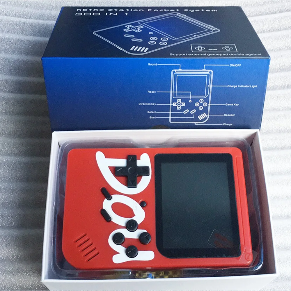 KOBWA Ретро портативная игровая консоль Мини Классический игровой плеер ТВ