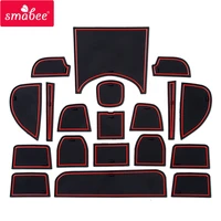 smabee gate slot mat for honda hrv vezel 2015 2019 hrv h rv 2016 2017 2018 cup non slip mats accessories stickers car styling