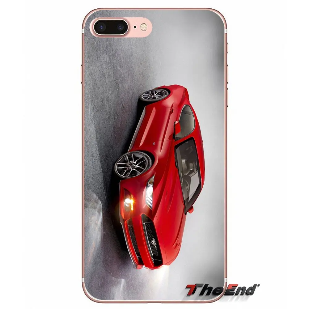 Для iPhone X 4 4S 5 5S 5C SE 6 6S 7 8 плюс samsung Galaxy J1 J3 J5 J7 A3 A5 Ford GT Mustang Supre автомобиля Мягкий ТПУ чехол