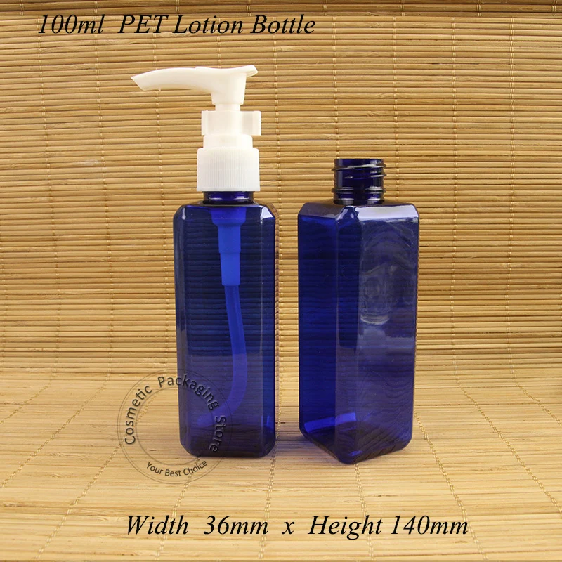 30 шт./лот пластиковая бутылка для лосьона 100 мл контейнер женской косметики 10/3