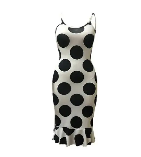 

Women Colorful Polka Dot Printed V Neck Summer Dresses Ladies Sling Sleeveless Long Maxi Beach Dress Party Casual Holiday Dress