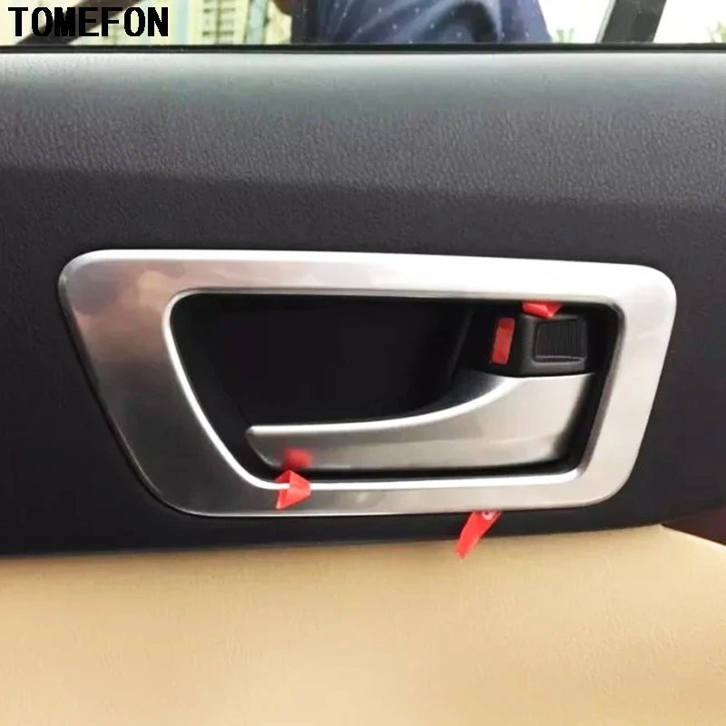 Хромированный АБС пластик TOMEFON для Toyota Highlander Kluger XU50 2014 2015 внутренняя дверная