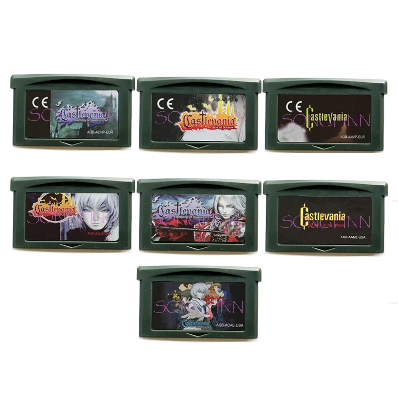 Castlevania Series Memory Cartridge Card for 32 Bit Video Game Console Accessories