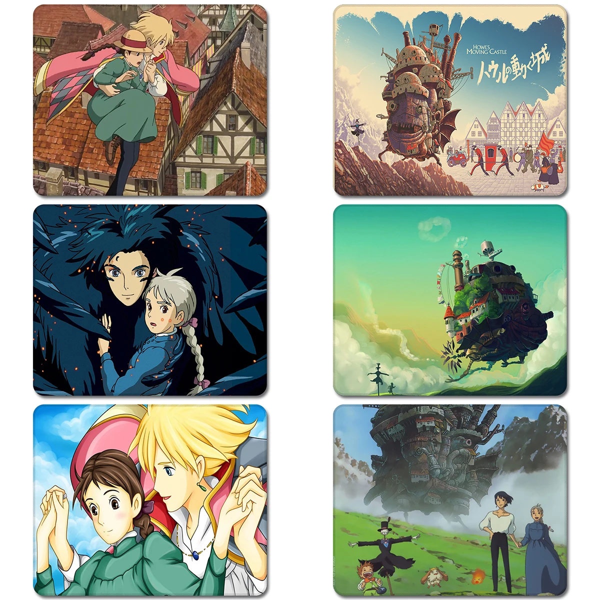 Hayao Miyazaki Howl движущийся замок японского аниме Натуральная Резина Настольный коврик для мыши для ноутбука компьютерный корпус коврик для мыши коврик