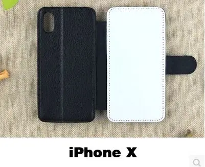 2D сублимационный пустой флип-чехол из искусственной кожи + ТПУ для IPhone 5 6 7 8 plus X |