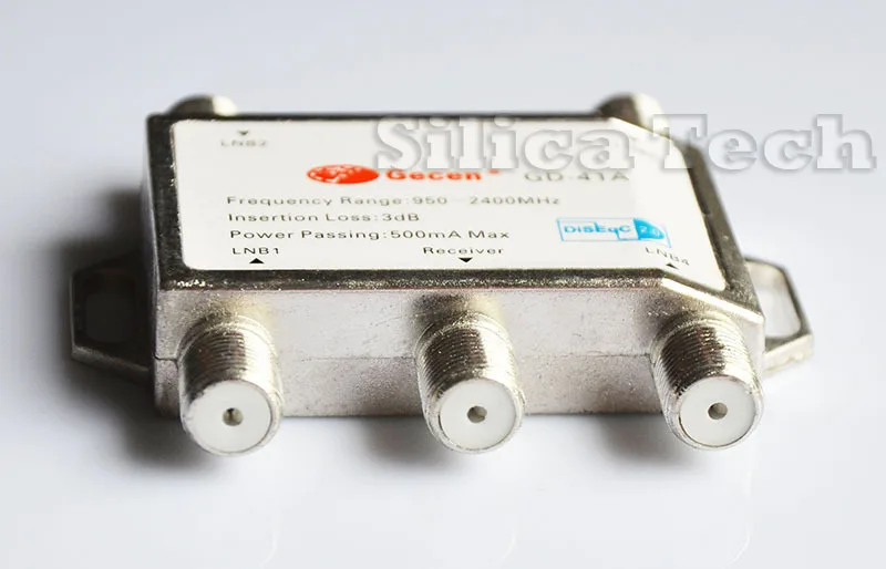 2 шт. переключатель для посуды gechen DISEQC 4x1|multi lnb|lnb multilnb switch |