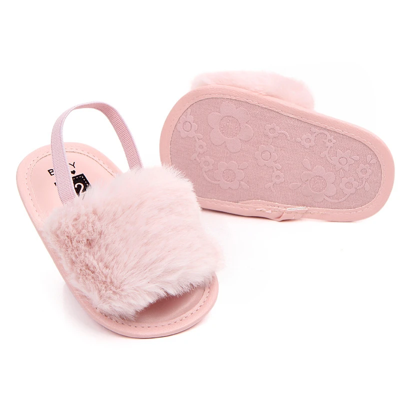 Новое поступление модная детская летняя обувь из искусственного меха детские