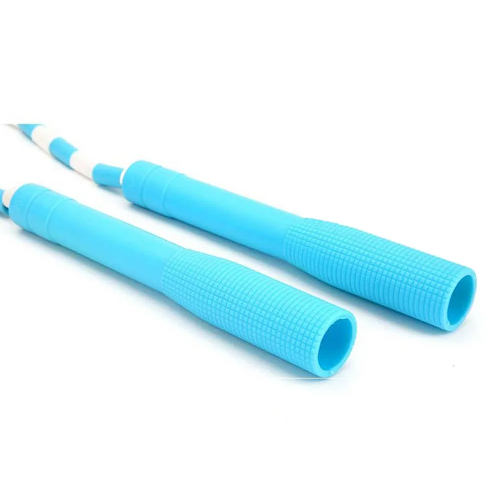 Детская скакалка Segmented из бисера веревка для игровой площадки пластиковые ручки