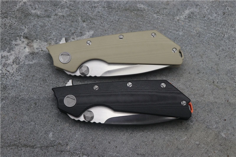 Складной шарикоподшипник DOC-Flip ручка D2 Blade G10 для повседневного использования