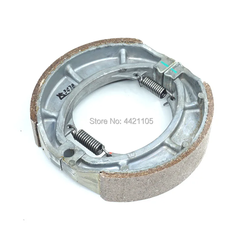 Задний тормозной башмак с пружинами для Suzuki DR125S 85 94 DR125SE 99 01 GN125 DR600R 86 88 DR600S 89 RL250 74