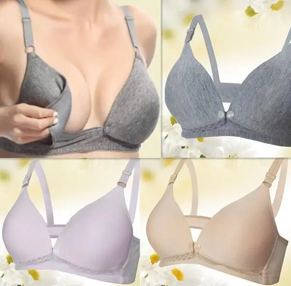 Бюстгальтер для кормящих мам с пряжкой спереди бюстгальтер беременных нижнее