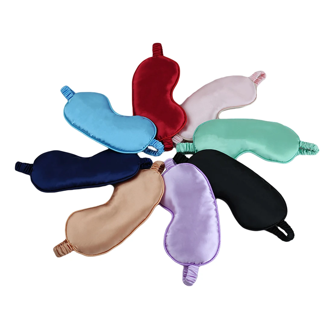 High Quality Double-sided Simulation Silk Eye Mask Soft&ampSmooth Protection Sleep Shading Breathable Explosion | Красота и здоровье