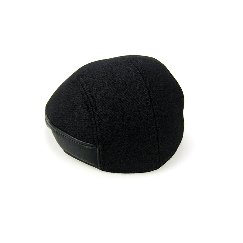 Peaked cap Spring Woollen hat |