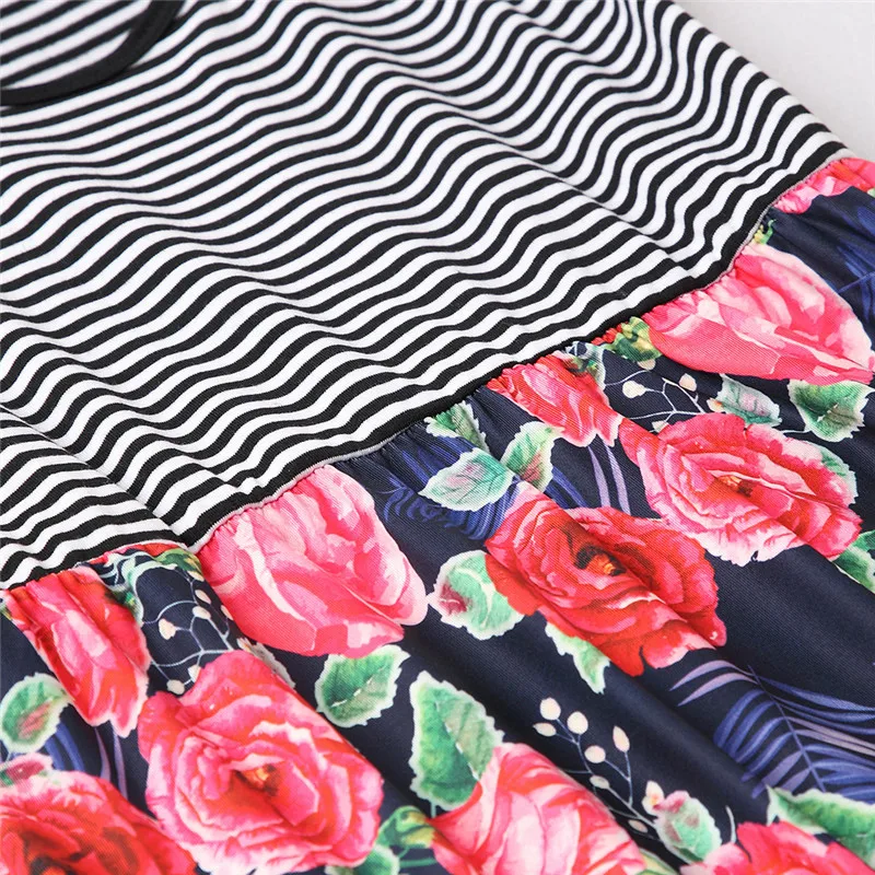 Новое летнее Повседневное платье для мамы и дочки модное облегающее без рукавов