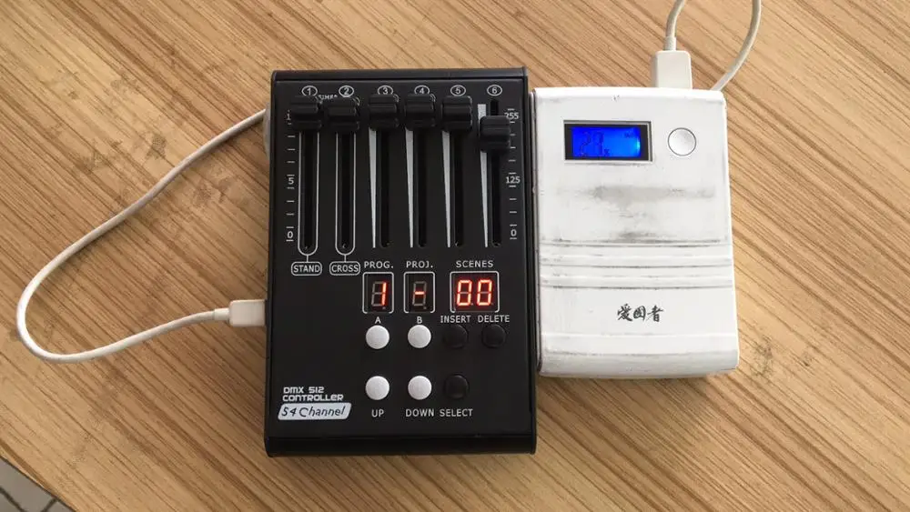 Контроллер DMX Mini 54 канала контроллер DJ DMX512 консоль для освещения сцены диджея