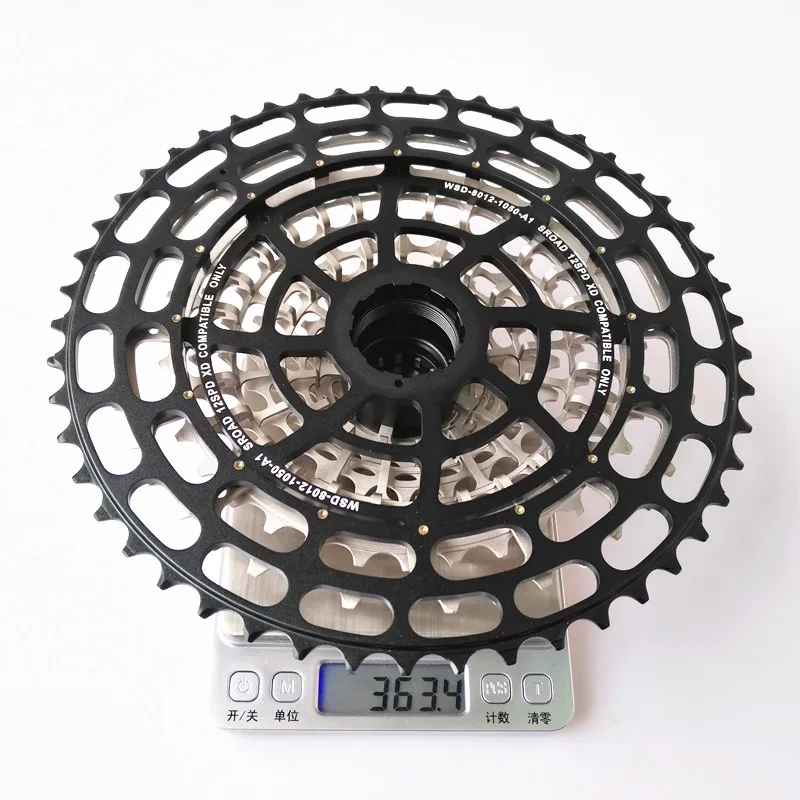 12 Скоростей сверхлегкий MTB велосипед кассета XD-12S велосипед свободного хода для XD концентраторы только 10-50T 364g