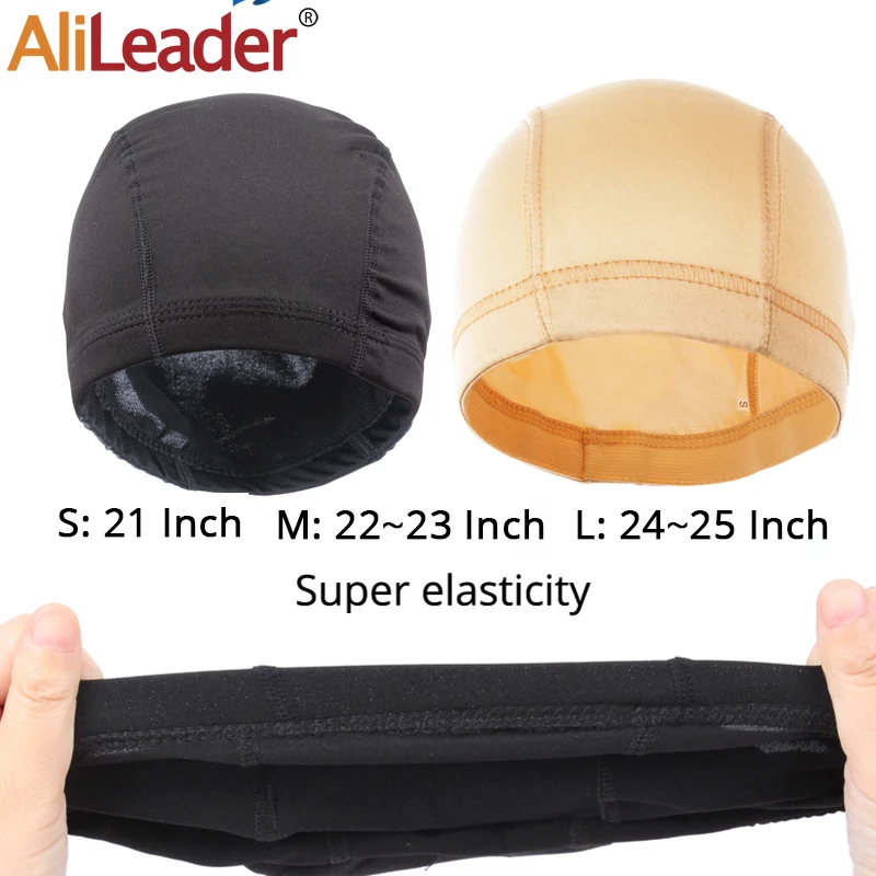 AliLeader 5/12 шт.; ; детское нижнее белье небольшой/сетчатый верх с крупной ячейкой; купол парик Кепки черного и бежевого цветов дешевые модные эластичные Pandex купол Кепки материалы для парика решений